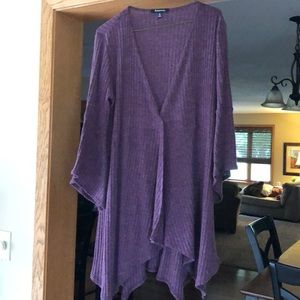 Relativity cardigan with scarf